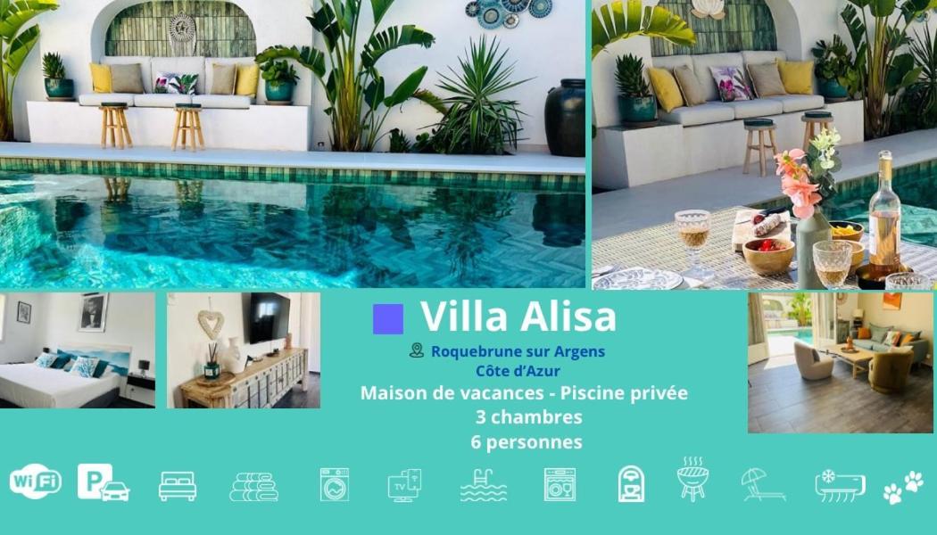 Villa Alisa Avec Piscine Privee ロクブリューヌ・シュル・アルジャン エクステリア 写真